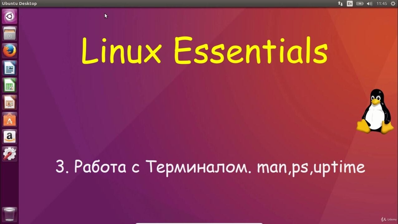 Udemy] Linux с нуля до Сертификата (2019) - 3. Основы работы с терминалом